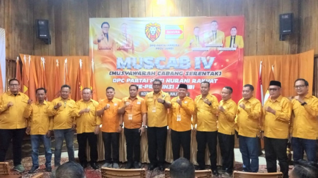 Peta Baru Kepemimpinan Hanura, Seluruh Ketua Kabupaten dan Kota se-Provinsi Jambi Resmi Dipilih
